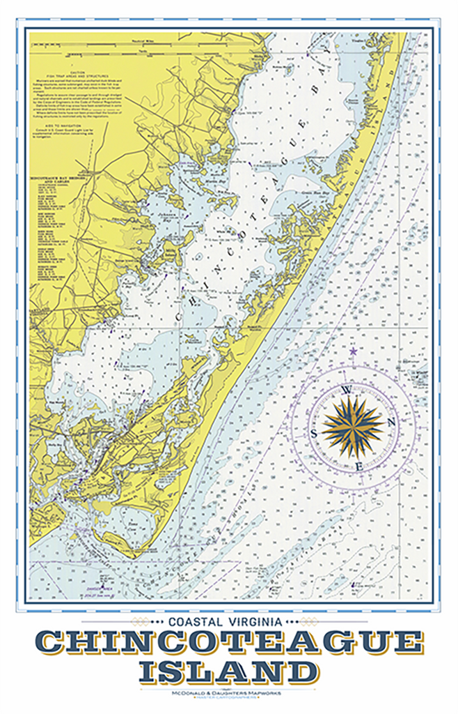 Chincoteague Island Nautical Chart