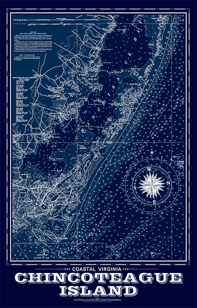 Chincoteague Island Nautical Chart