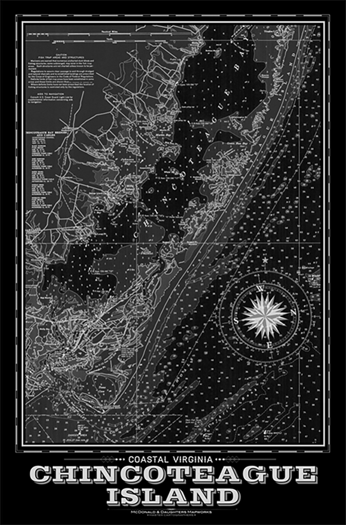 Chincoteague Island Nautical Chart