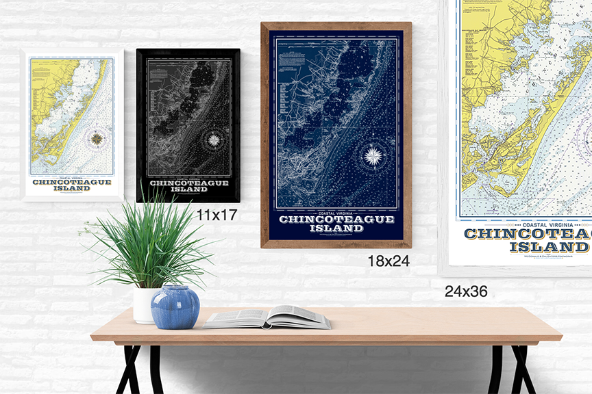 Chincoteague Island Nautical Chart