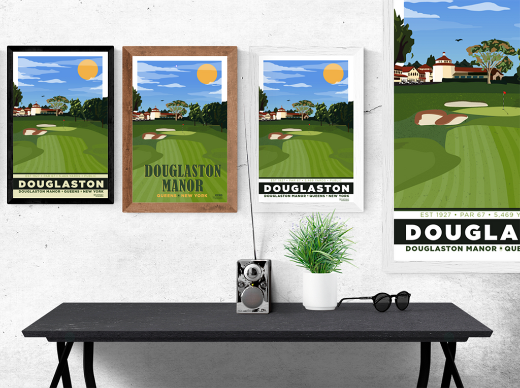 Douglaston Manor Golf Course Illustration