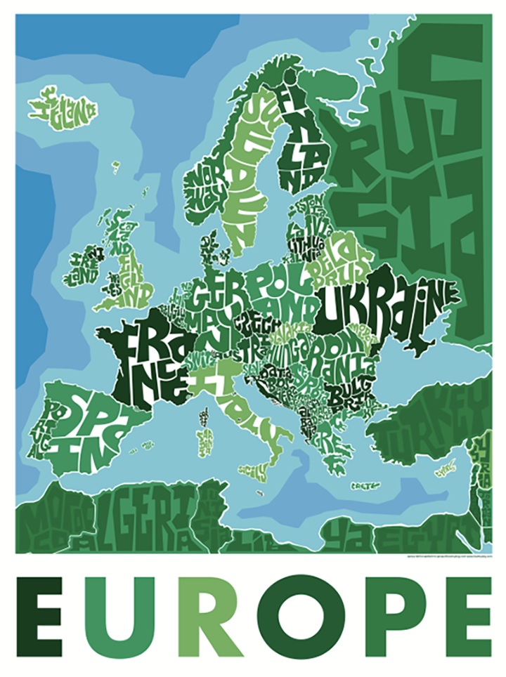 Europe Type Map