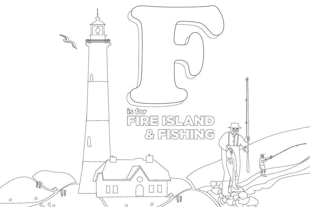 Coloring Pages: ABCs of Long Island