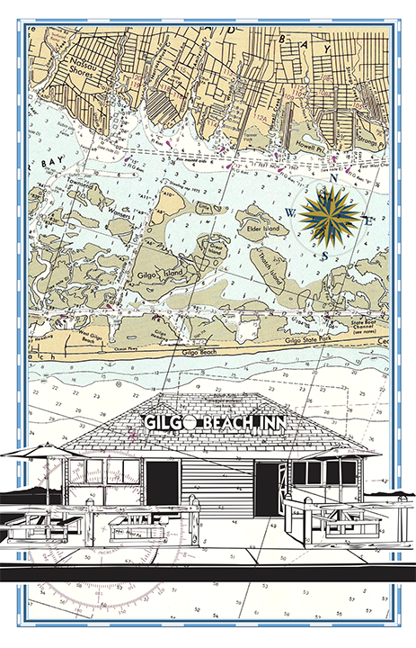 Gilgo Beach Inn Nautical Chart
