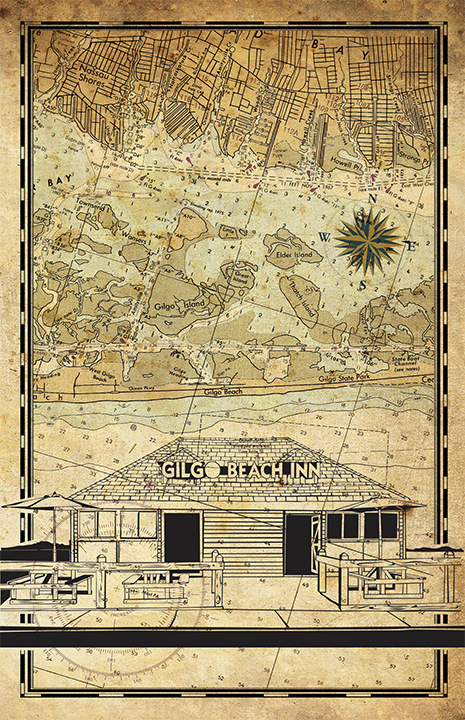 Gilgo Beach Inn Nautical Chart