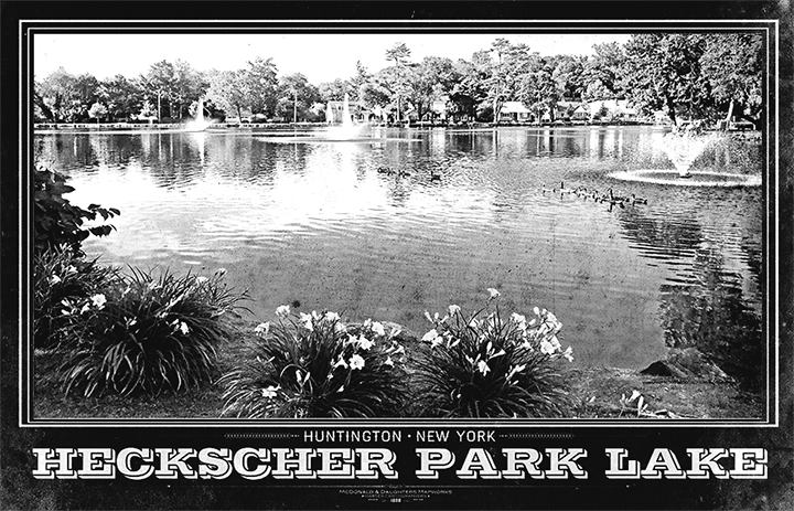 Heckscher Park Vintage Travel Poster