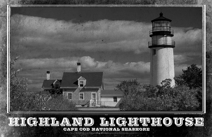 Highland Light Vintage Travel Poster