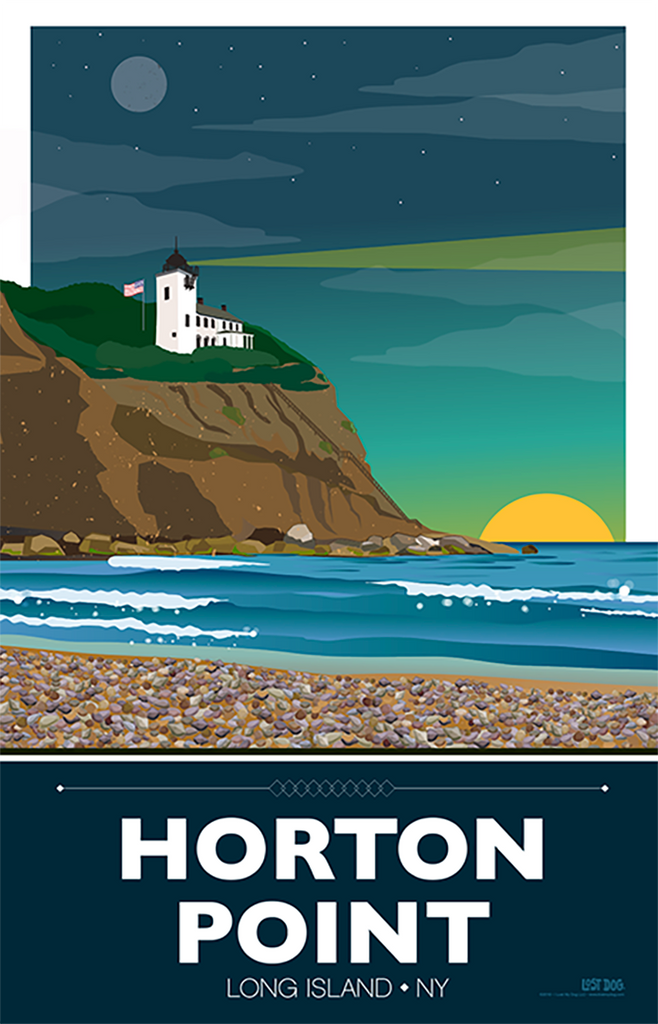 Horton Point Lighthouse Illustration