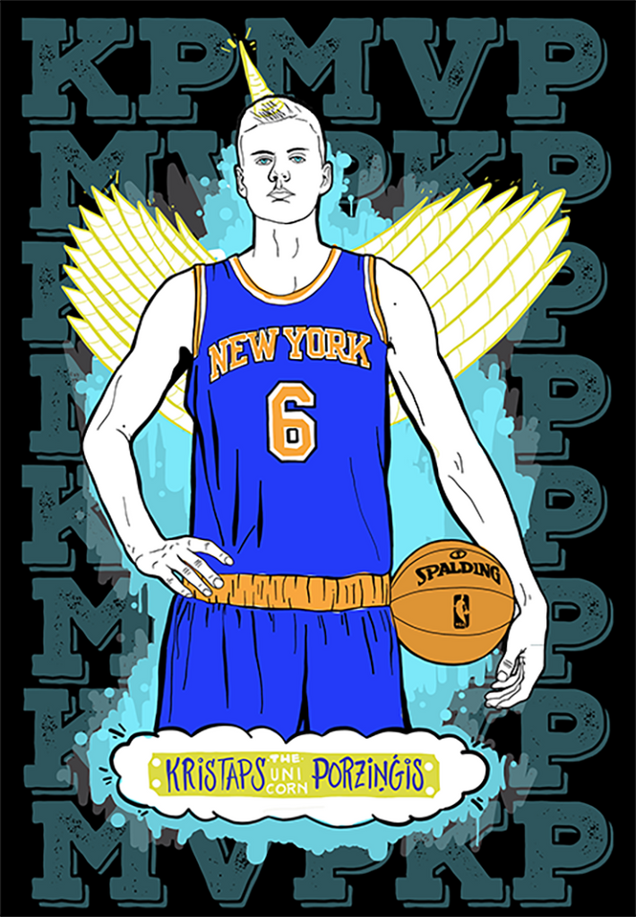 Kristaps Porzingis Illustration