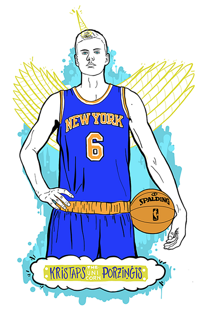 Kristaps Porzingis Illustration