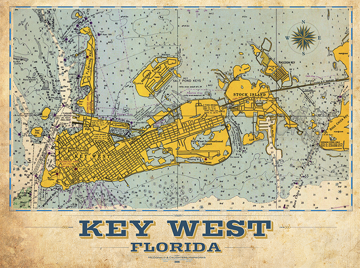 Key West Nautical Chart