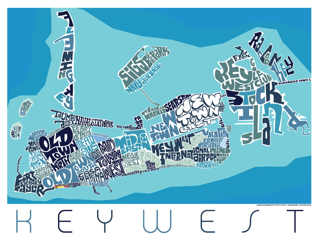 Key West Neighborhood Type Map