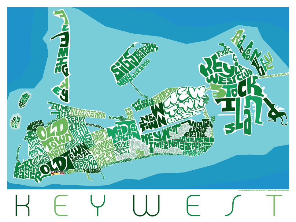 Key West Neighborhood Type Map