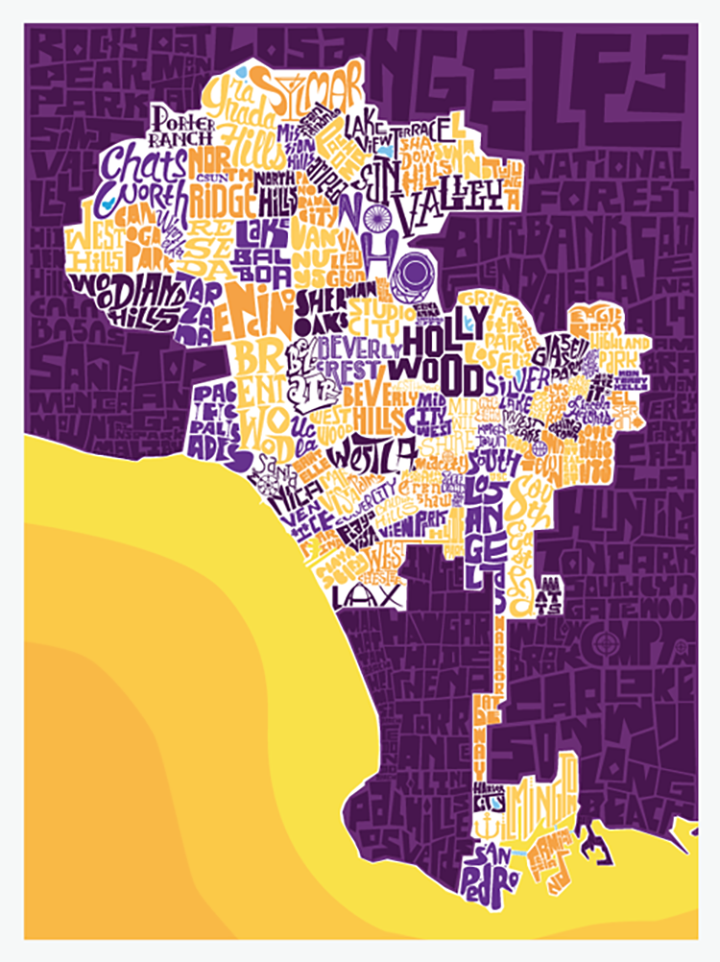 Los Angeles Neighborhood Type Map