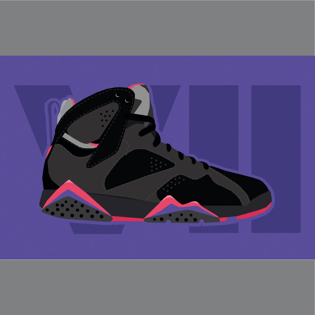 Purple Air Jordan Sneaker