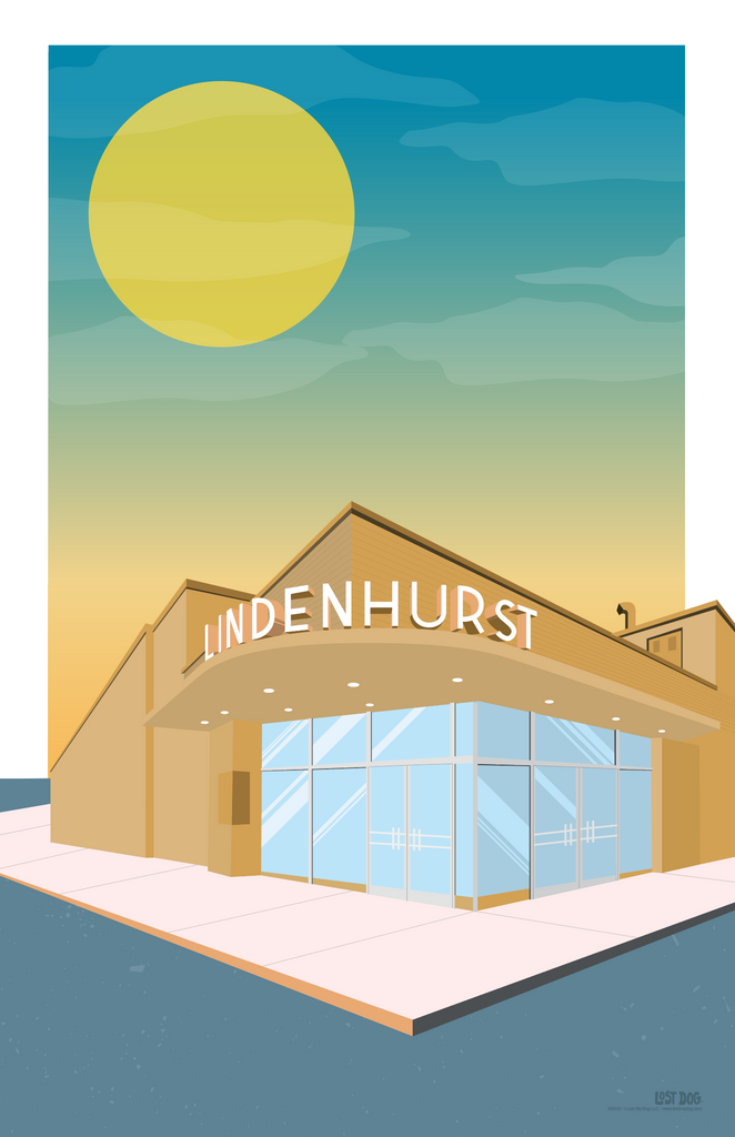 Lindenhurst Movie Theatre Illustration