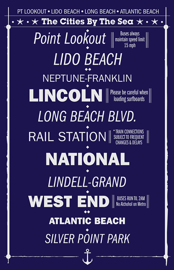 Long Beach Metro Poster