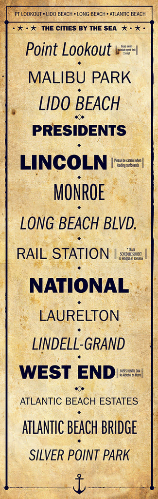 Long Beach Metro Poster