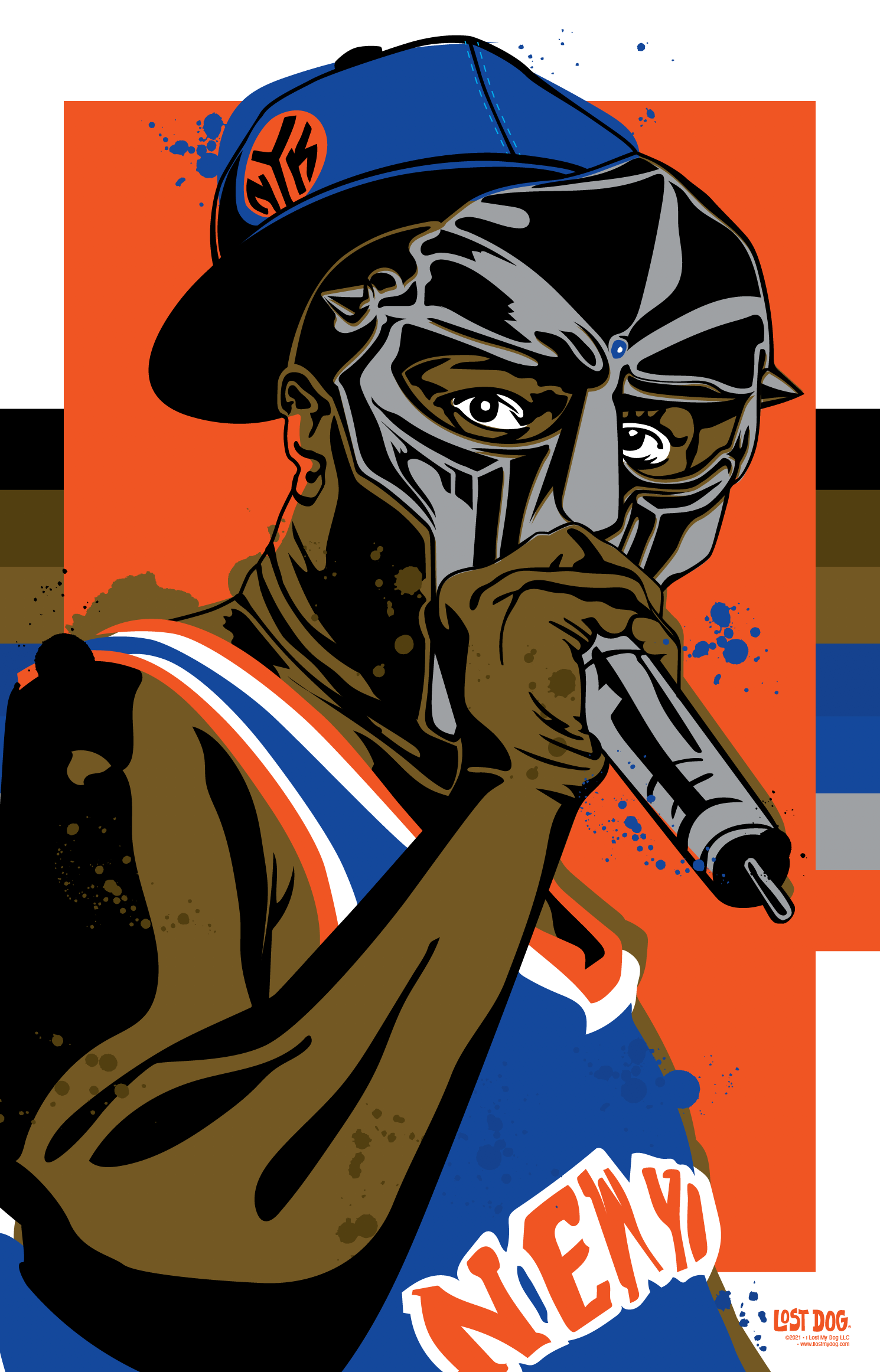 MF DOOM Illustration – LOST DOG Art & Frame