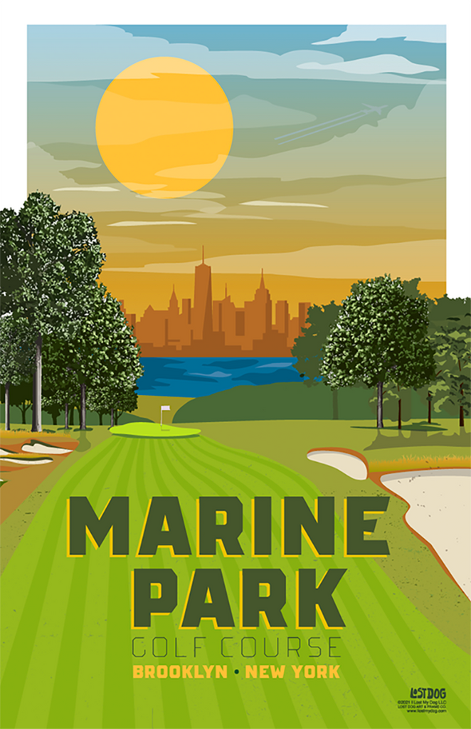Marine Park Golf Course Illustration
