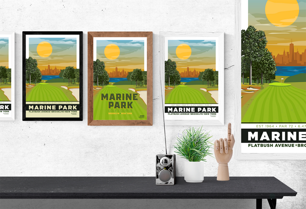 Marine Park Golf Course Illustration