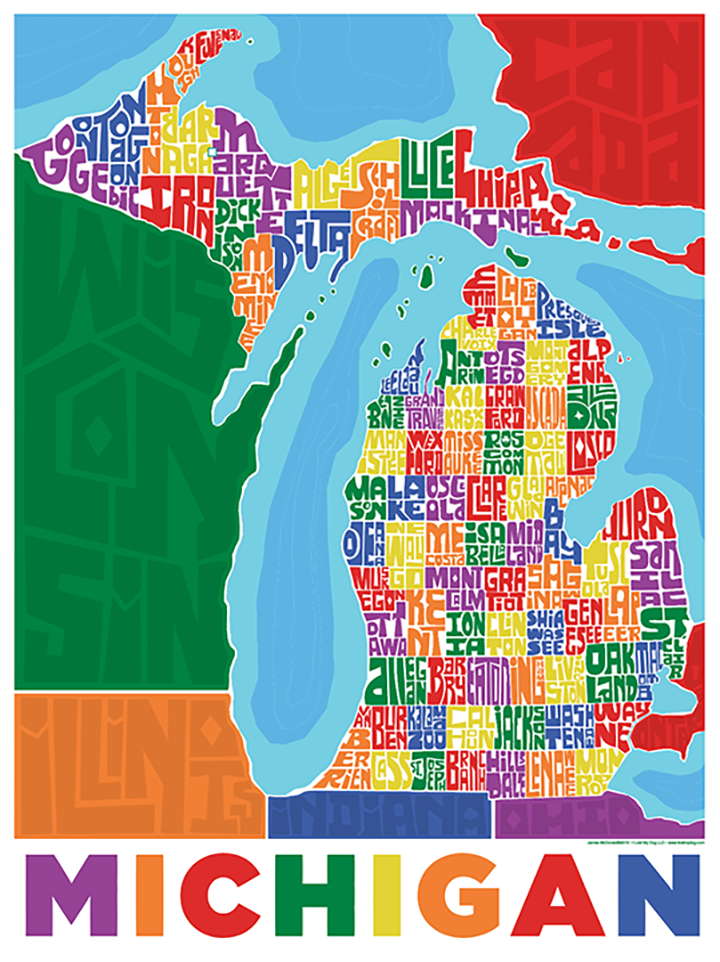 Michigan Neighborhood Type Map