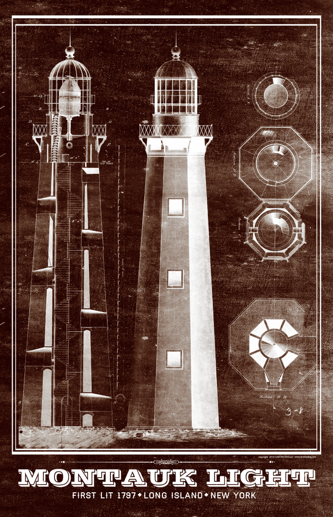 Montauk Lighthouse Architectural Plans