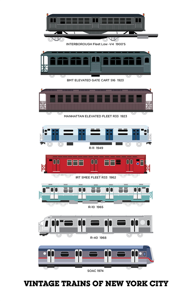Vintage Trains of the New York City Subway