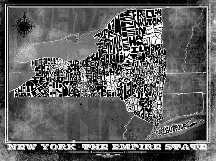 New York State Type Map