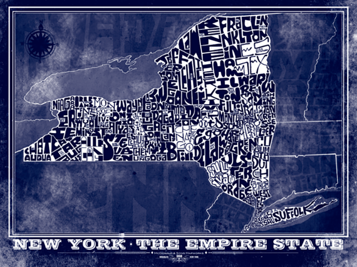 New York State Type Map