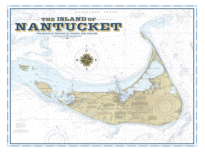 Nantucket Vintage Map