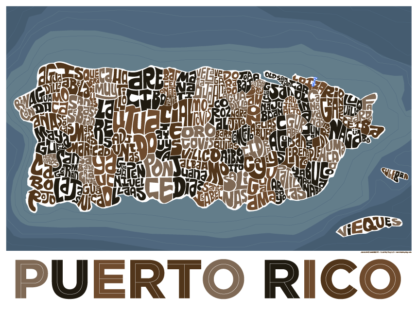 Puerto Rico Type Map