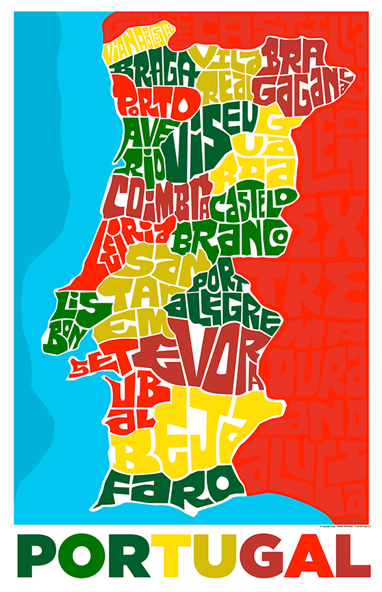 Portugal Type Map