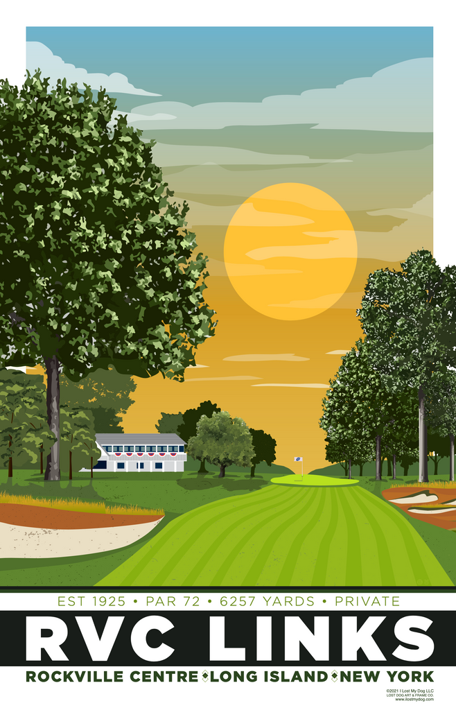 RVC LINKS Golf Course Illustration