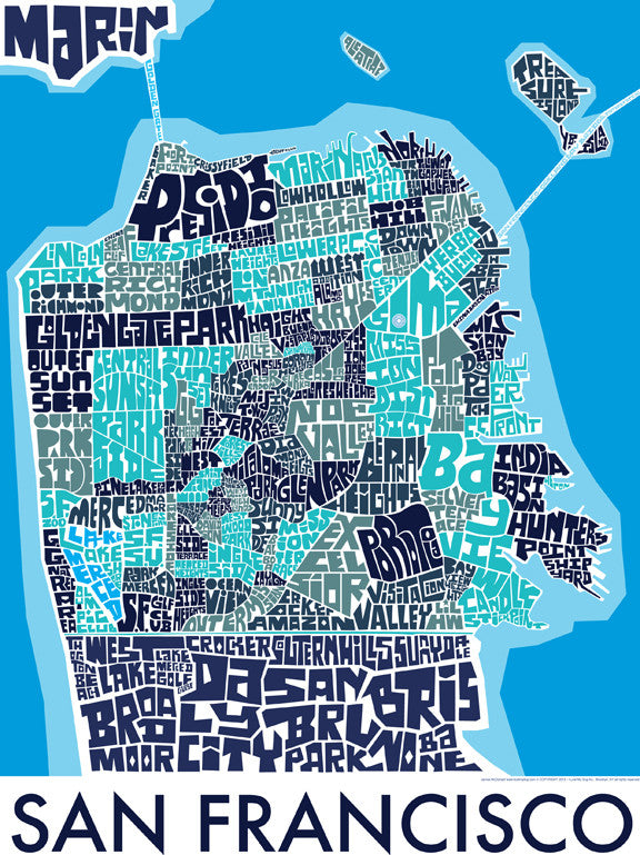 San Francisco Neighborhood Type Map