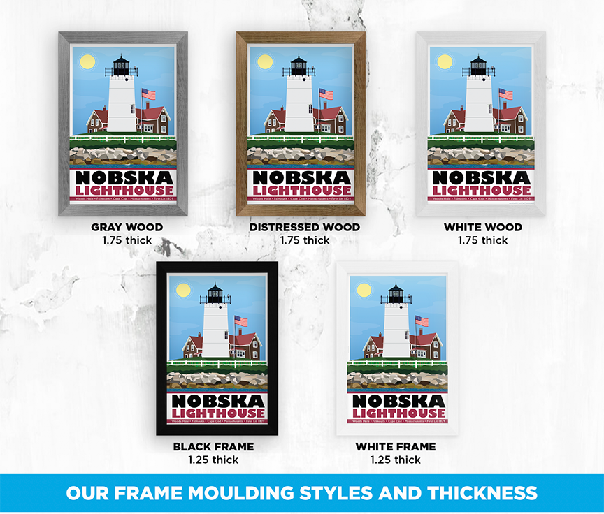 Nobska Lighthouse Illustration