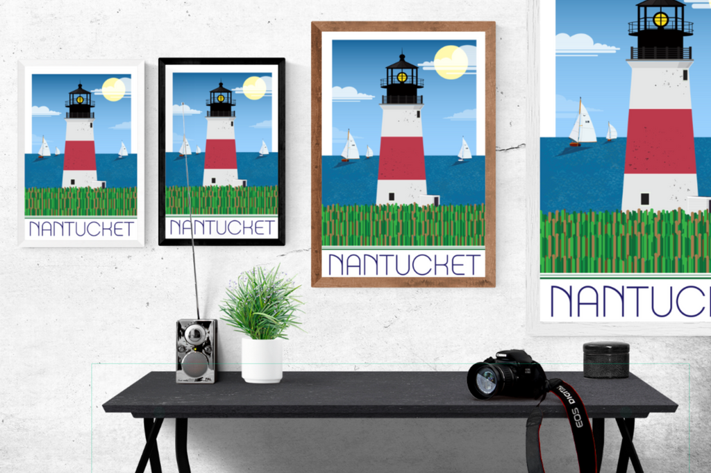 Sankaty Head Lighthouse Illustration