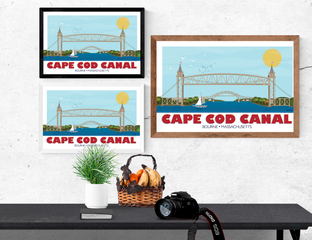 Cape Cod Canal Illustration