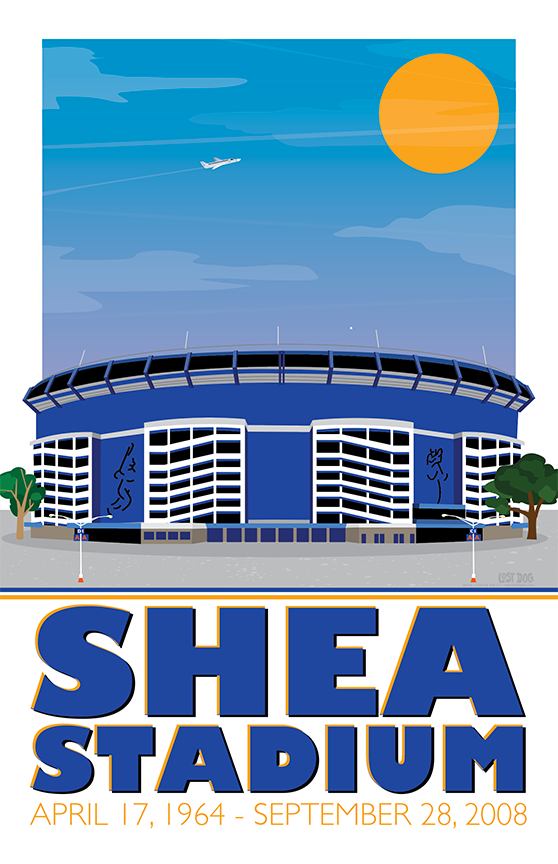 Shea Stadium Illustration