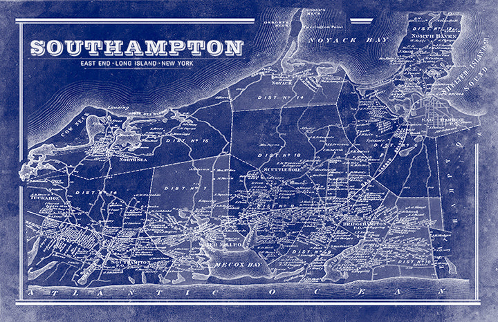 Southampton Vintage Map