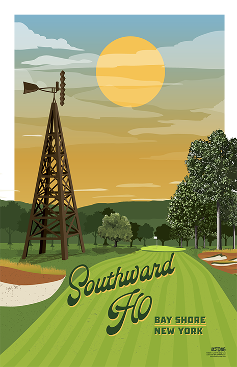 Southward Ho Golf Course Illustration