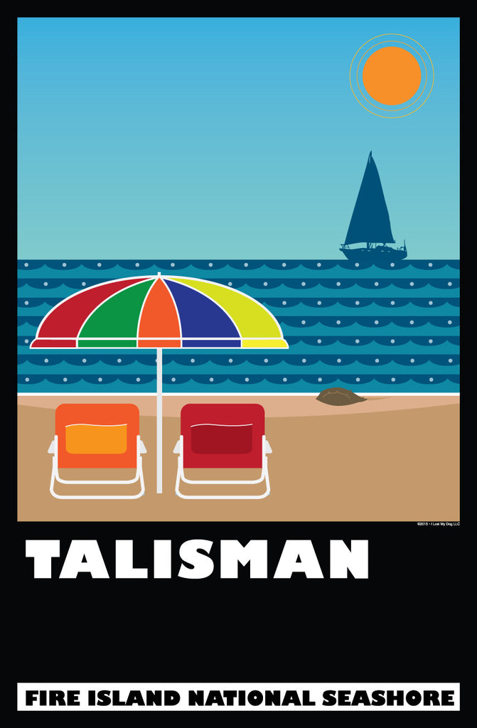 Talisman Beach Poster: National Park Series