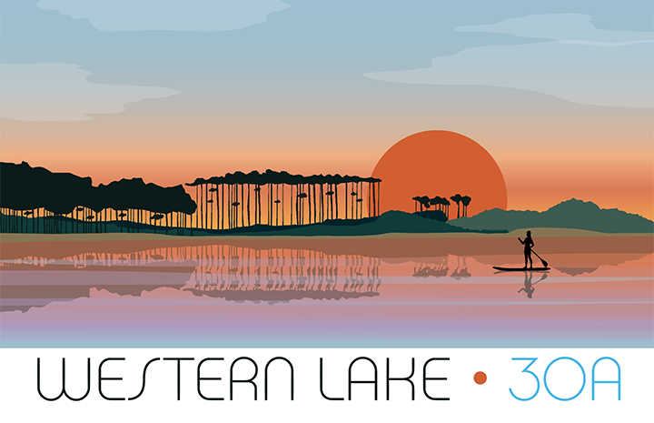 Western Lake Sunset