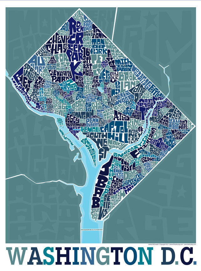 Washington DC Neighborhood Type Map