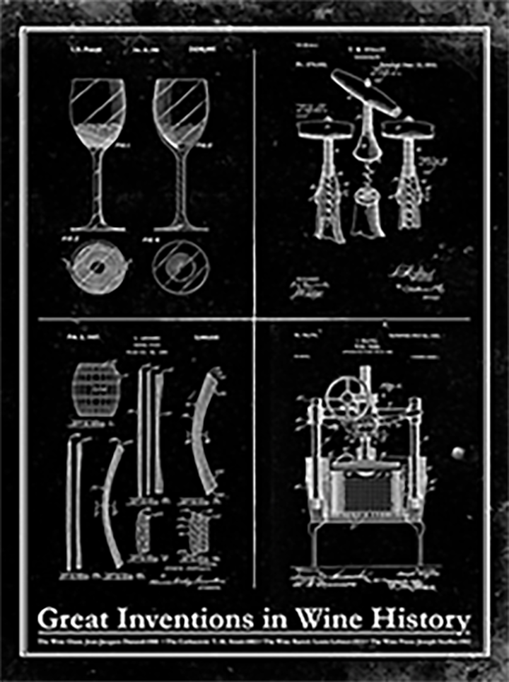 Great Inventions in Wine History-Patent Invention Art