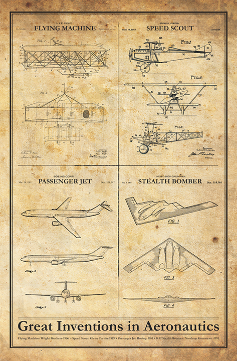Airplane Inventions-Patent Art
