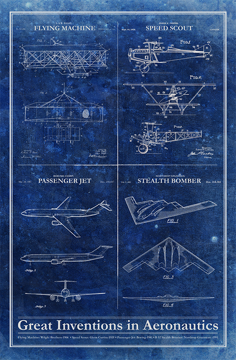 Airplane Inventions-Patent Art