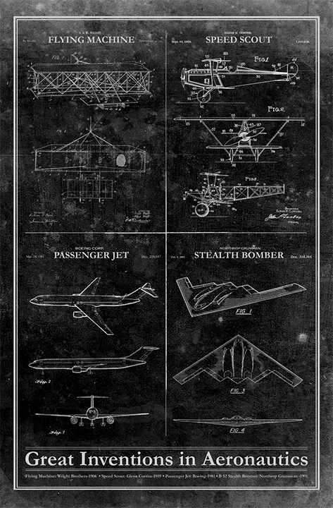 Airplane Inventions-Patent Art