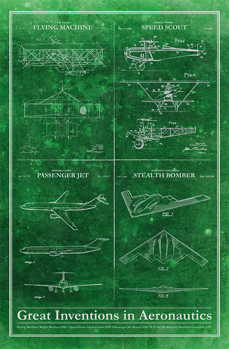 Airplane Inventions-Patent Art