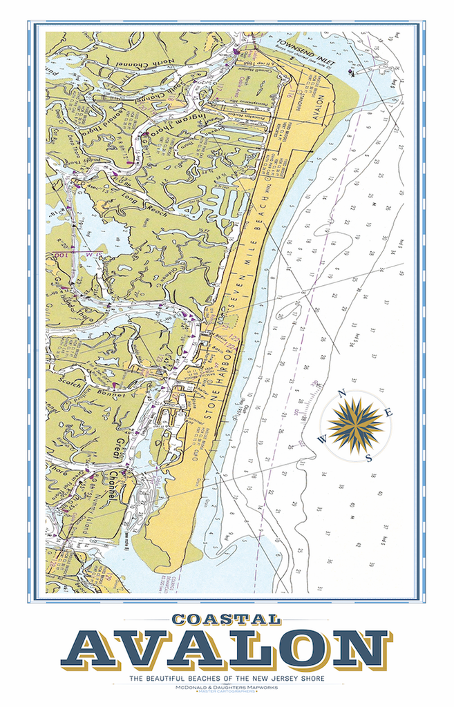 Avalon Nautical Chart